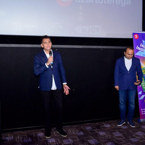 CinemaPlus-da jurnalistlər arasında Milli Mətbuat Gününə həsr edilmiş şahmat yarışının açılış mərasimi olub - FOTO — 1