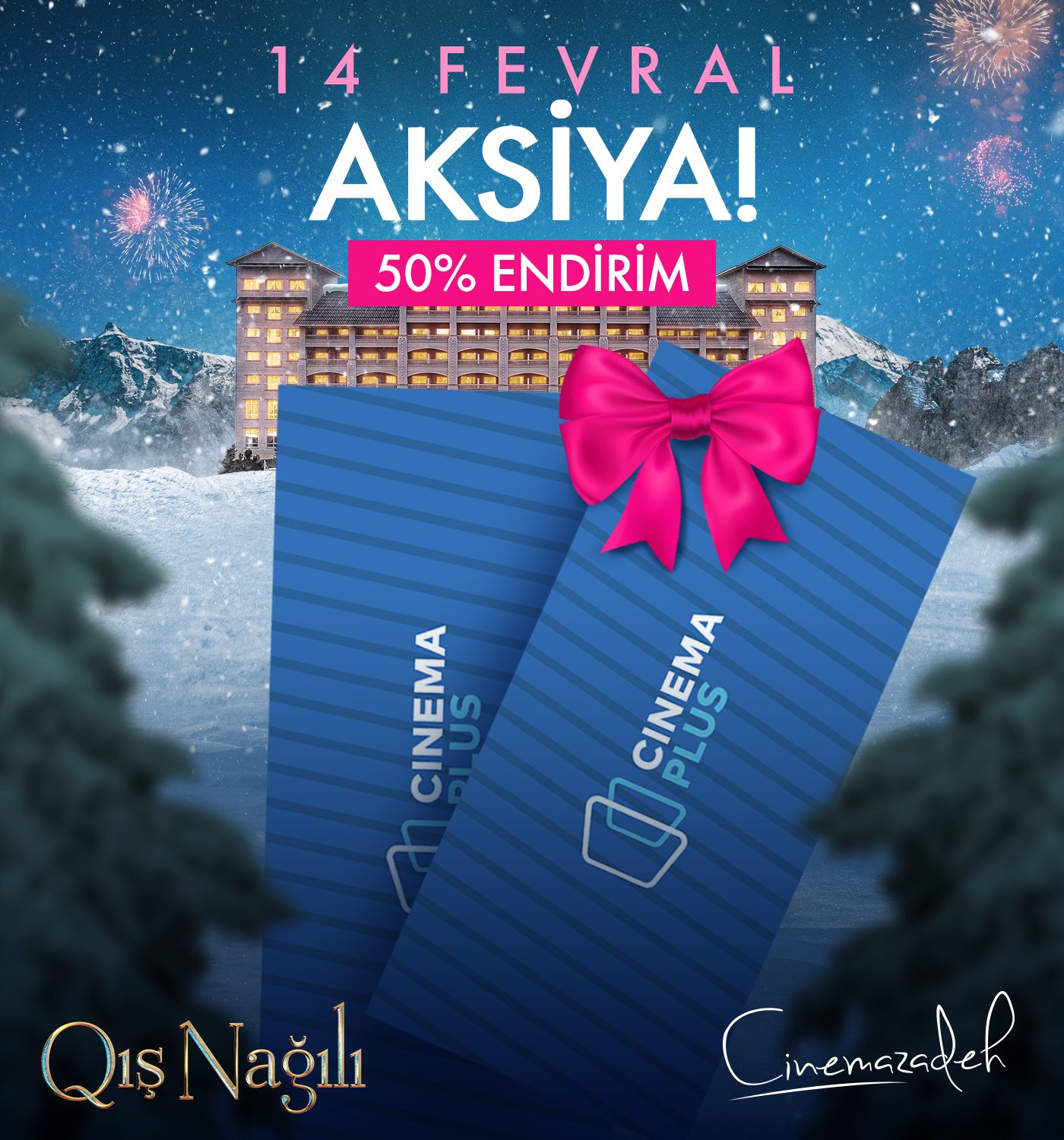 "CinemaPlus" will hold the Valentine’s day campaign