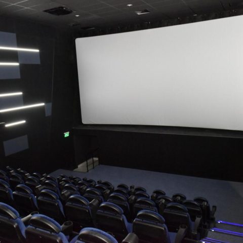Ilham Aliyev at the opening of "CinemaPlus" in Sumqayit — 14