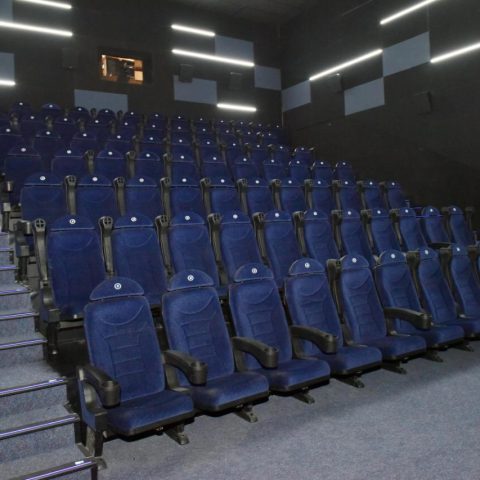 Ilham Aliyev at the opening of "CinemaPlus" in Sumqayit — 15