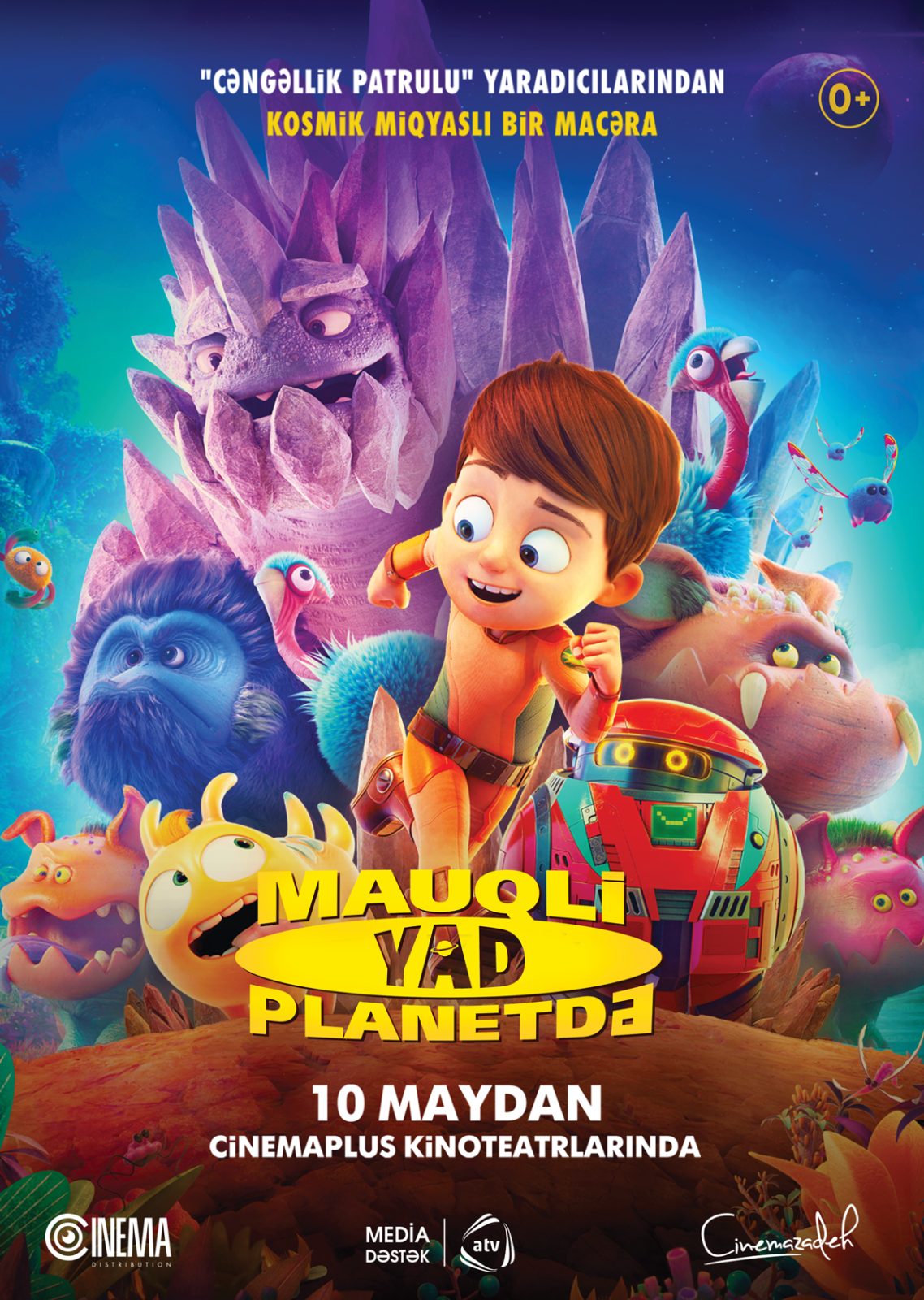 "CinemaPlus" holds the screening of animation film "Terra Willy: Unknown Planet" in Azerbaijani.