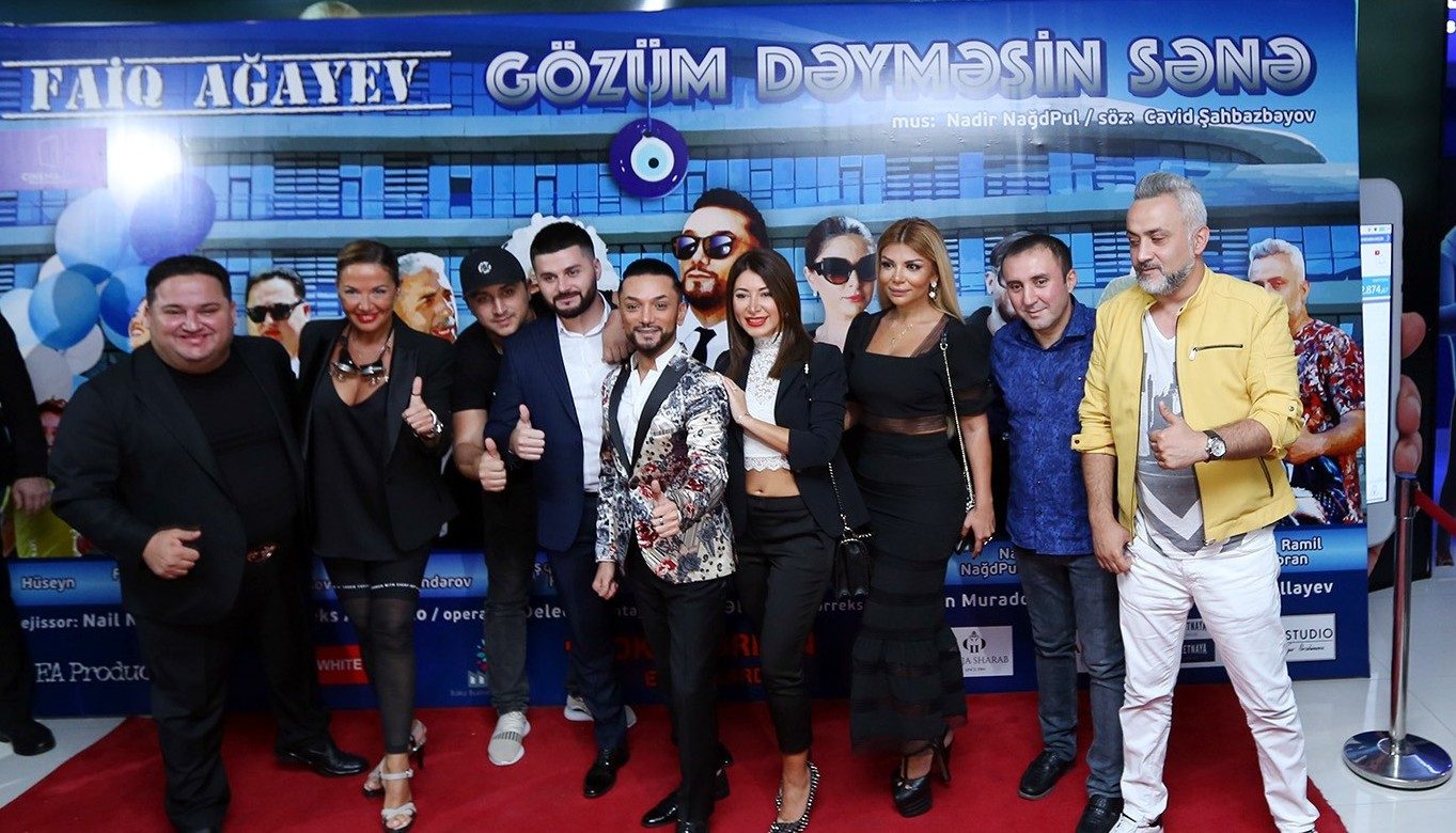 In "CinemaPlus" has taken place the presentation of the clip of the People's artist of Azerbaijan Faik Agayev "Gözüm Dəyməsin Sənə"