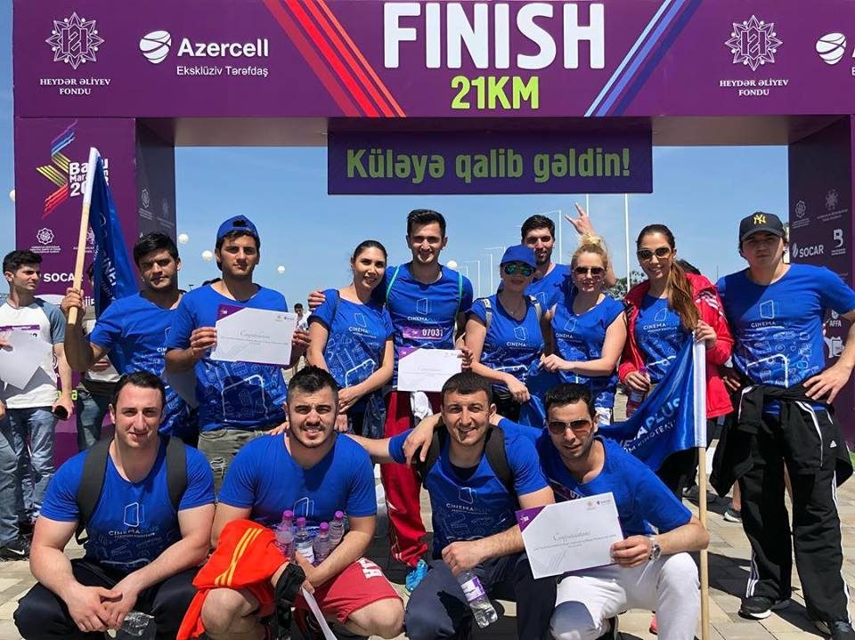 “CinemaPlus” is officialy partner of “Baku Marathon 2018”.