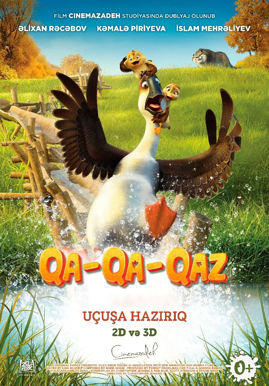 “CinemaPlus”da “Qa-Qa-Qaz” animasiya filminin peşəkar Azərbaycan dublyajında nümayişi baş tutub