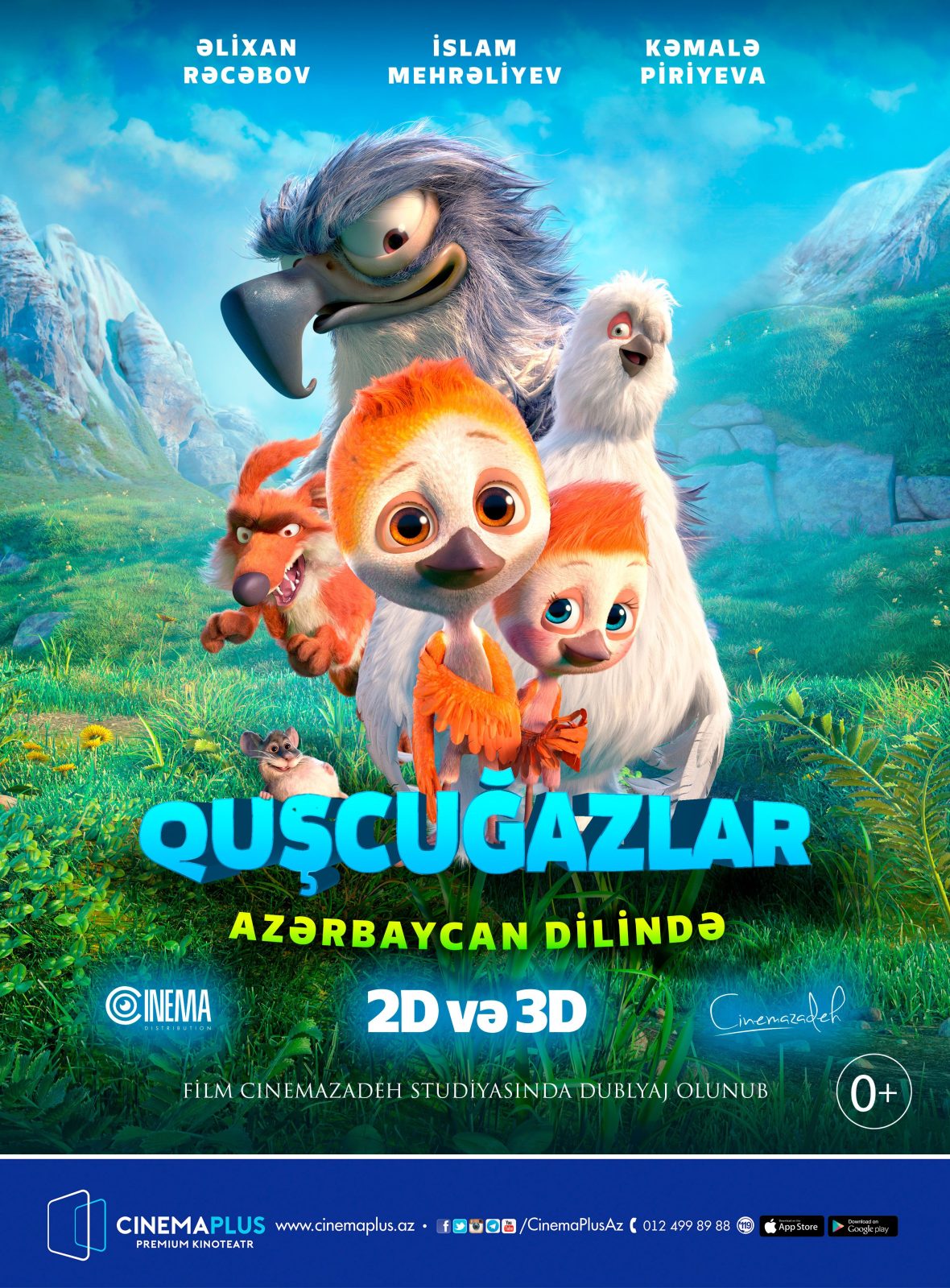 “CinemaPlus”da peşəkar Azərbaycan dublyajı ilə animasiya filmi nümayiş olunur.