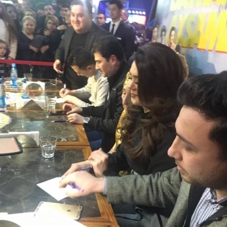 "Bayram axşamı" autograph signing in CinemaPlus — 2