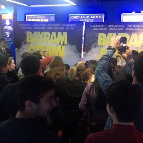 "Bayram axşamı" autograph signing in CinemaPlus — 3